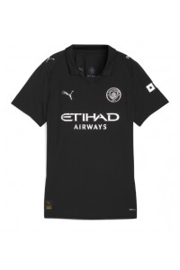 Fotbalové Dres Manchester City Dámské Venkovní Oblečení 2025-26 Krátký Rukáv